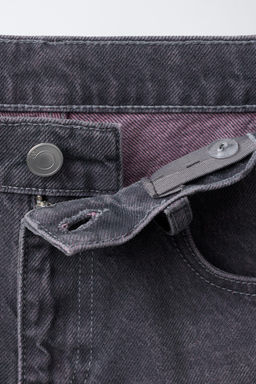 FADED STRAIGHT-LEG JEANS - Zara фото 3