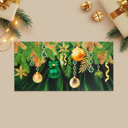 Цена за 10 шт. Конверт для денег «С Новым годом!», 16.5×8 см