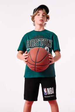 Футболка с короткими рукавами и круглым вырезом NBA Boston Celtics для мальчиков