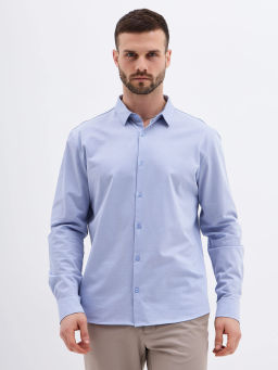 Рубашка трикотажная мужская GREG SK201/131/3929/ZN/1p  фото 5