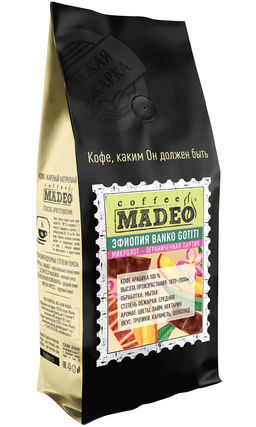 Кофе МИКРОЛОТ Эфиопия Banko Gotiti MADEO 500 г