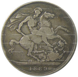 1 крона 1889 года Великобритания