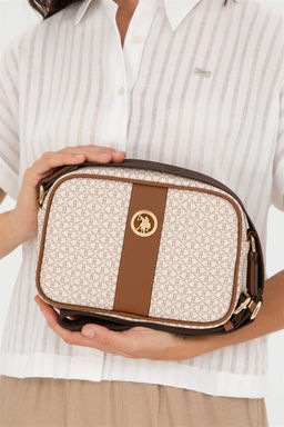 Женская бежевая сумка через плечо Неожиданная скидка в корзине - U.s. polo assn фото 2