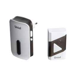 UDB-095W-R1T1-38S-BL/WH Звонок электронный, 220В. Радиус действия 150 м. Черный с белым. ТМ Uniel - Volpe фото 2