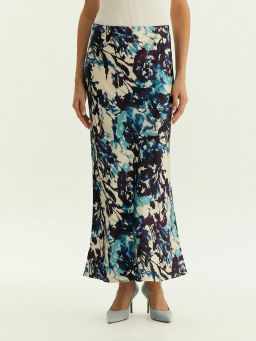 Юбка а-силуэта из 100% вискозы, S968/graphica - Emka фото 2