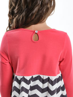 Платье для девочки UD 2360 коралл - Mini maxi фото 3