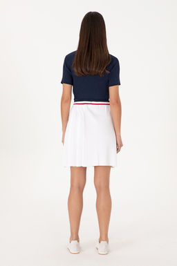 Kad_n Beyaz Triko Etek Sepette S_rpriz _ndirim - U.s. polo assn фото 4