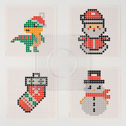 Термомозаика на новый год Праздничная сказка с пинцетом, набор для творчества - Школа талантов фото 3