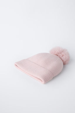 KNITTED POMPOM HAT - Zara фото 2