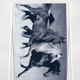 Полотенце махровое 6с102.411ж1 Тройка(т.синий2) 67х150см