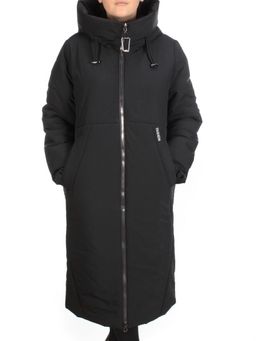 9069 BLACK Пальто зимнее женское CORUSKY (верблюжья шерсть)