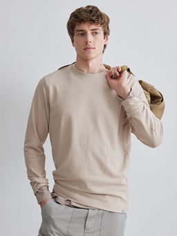 Bisiklet Yaka Erkek Sweatshirt