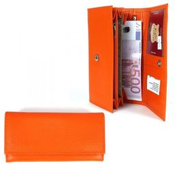 Портмоне женское Premier-DM-1 н/к, 6 отд, 4 карм, оранжевый флотер (330) 198914