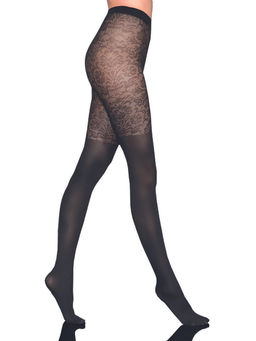 Колготки фантазийные DIVINE ICONE noir