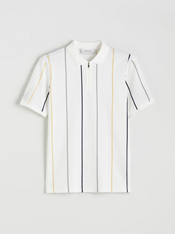 Polo Yaka ?izgili Pike Erkek Ti??rt