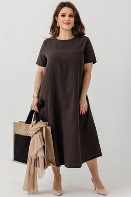 Платье 8808М/03/Коричневый