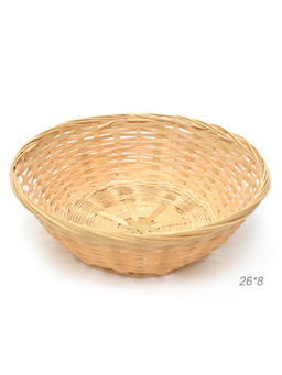 Корзина плетеная 26x8 / GN295-3 /уп 400/без ручек