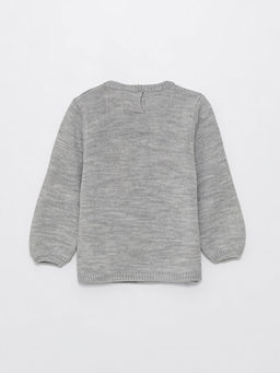 Bisiklet Yaka Uzun Kollu Nak?? Detayl? K?z Bebek Triko Kazak - Waikiki фото 2