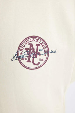 Толстый, мягкий кардиган для девочек с капюшоном на спине и принтом внутри - Defacto фото 7