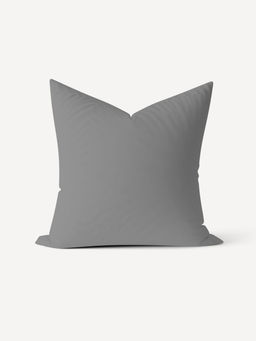 Наволочка сатин гладкокрашеный на молнии - Серый 70х70