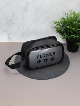 Косметичка "Daisy", black (14х20х9,5 см)