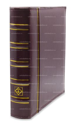 Альбом для монет с 10 листами формат Optima Красный Классический дизайн LEUCHTTURM 321474