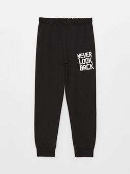 Beli Lastikli Bask?l? Erkek ?ocuk Pijama Alt