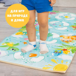 VAL DN-A614-F Коврик дет гимнастич Топоножка, 60*144 см, 4 блока, цвет голуб., ДИНОЗАВРИКИ, шт VAL DN-A614-F Коврик дет гимнастич Топоножка, 60*144 см, 4 блока, цвет голуб., ДИНОЗАВРИКИ, шт