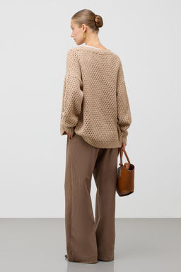 ЕВ 30229/ш/бежевый кардиган жен