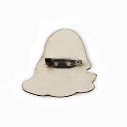 Цена за 20 шт. Значки деревянные Самые невероятные значки в шоубоксе, 20 шт.