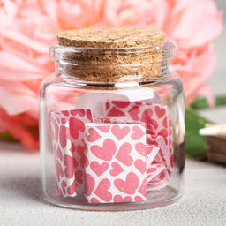 Баночка с любовными пожеланиями «10 причин моей любви к тебе», 4.7×5 см