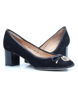 06-ZA158S-931-H001+YA010 BLACK Туфли женские (натуральная замша) - Фабричный китай фото 13