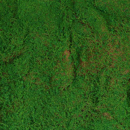 Мох искусственный, декоративный, полотно 1×1 м, цвет мох, Greengo