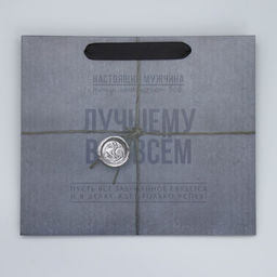 Цена за 2 шт. Пакет подарочный ламинированный, упаковка, Лучшему во всём, ML 27?23?11.5 см