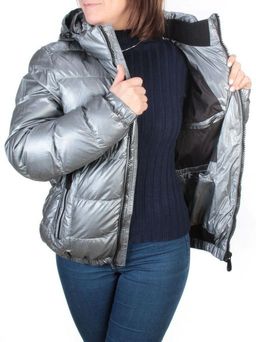 KM92521-10 SILVER/GRAY Куртка зимняя женская ABRAND ALNWICK (200 гр. холлофайбер)