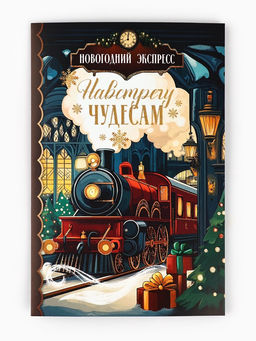Цена за 10 шт. Открытка «Навстречу новогодним чудесам», глиттер, 12×18 см
