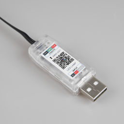 Умная гирлянда Нить 5 м роса с насадками Цветочки, IP20, тёмная нить, 100 LED, пульт ДУ, приложение, свечение RGB, USB - Luazon lighting фото 9