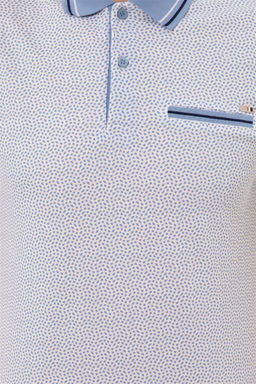 Мужская темно-синяя футболка с воротником поло - U.s. polo assn фото 12