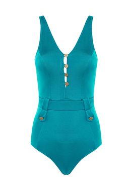 Petrol V Yaka Aksesuarl? Normal Paca Mayo TBESS20MA0198