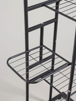 Подставка для цветов Greengo, 5 полок, 44×22×95 см, напольная, металл, тёмно-серая