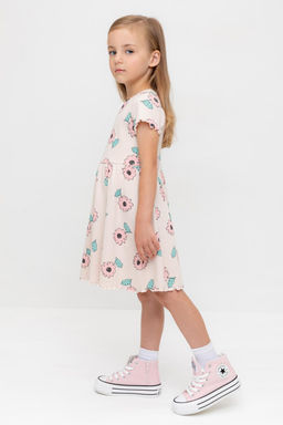 Crockid _ КР 5793/бежевый,нежный цветок к549 платье для дев