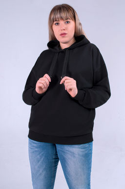 Арт. 13104 Толстовка женская 50-58 (5 шт) Цвет:черный