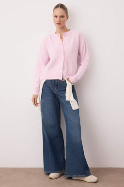 Wardrobe Essentials Lila Alpaka Yunu Kar?s?ml? Genis Kal?p Triko H?rka | TWOAW26HI00089