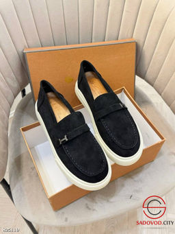 Лоферы женские из замши