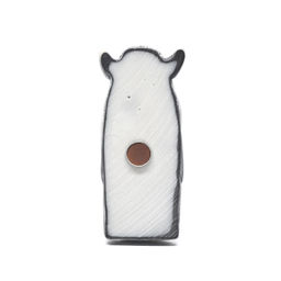 Магнит из мрамолита "Велес" 27*13*62мм Радуга камня