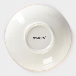 Салатник Magistro «Церера», 400 мл, d=16.5 см, фарфор, белый