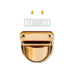 Gamma LBZ-16G замок для сумки 30 х 30 мм в пакете с картонным еврослотом 5 x 1 шт. под золото