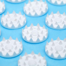 Цена за 2 шт. Аппликатор «Кузнецова», 70 колючек, спанбонд, 23×32 см, голубой.