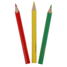 Карандаши Calligrata цветные, 12 цветов, деревянные, трёхгранные, мини