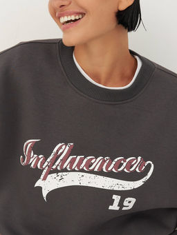 Утепленный свитшот INFLUENCER - NEVERLATE фото 3